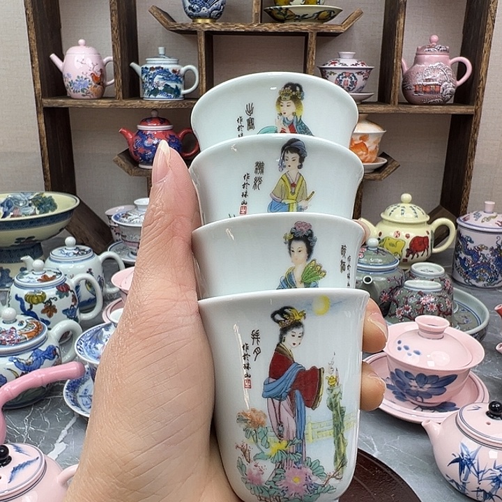 陶摆件景德镇陶瓷567老厂瓷128