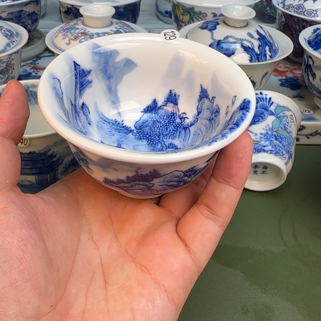 彦祖纯手工手绘茶具129