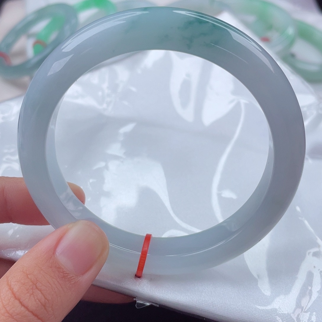 翡翠手镯未镶嵌58-59正圈