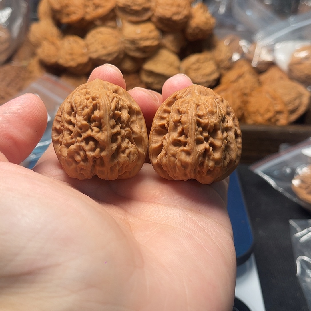 1文玩核桃方金蟾39-197