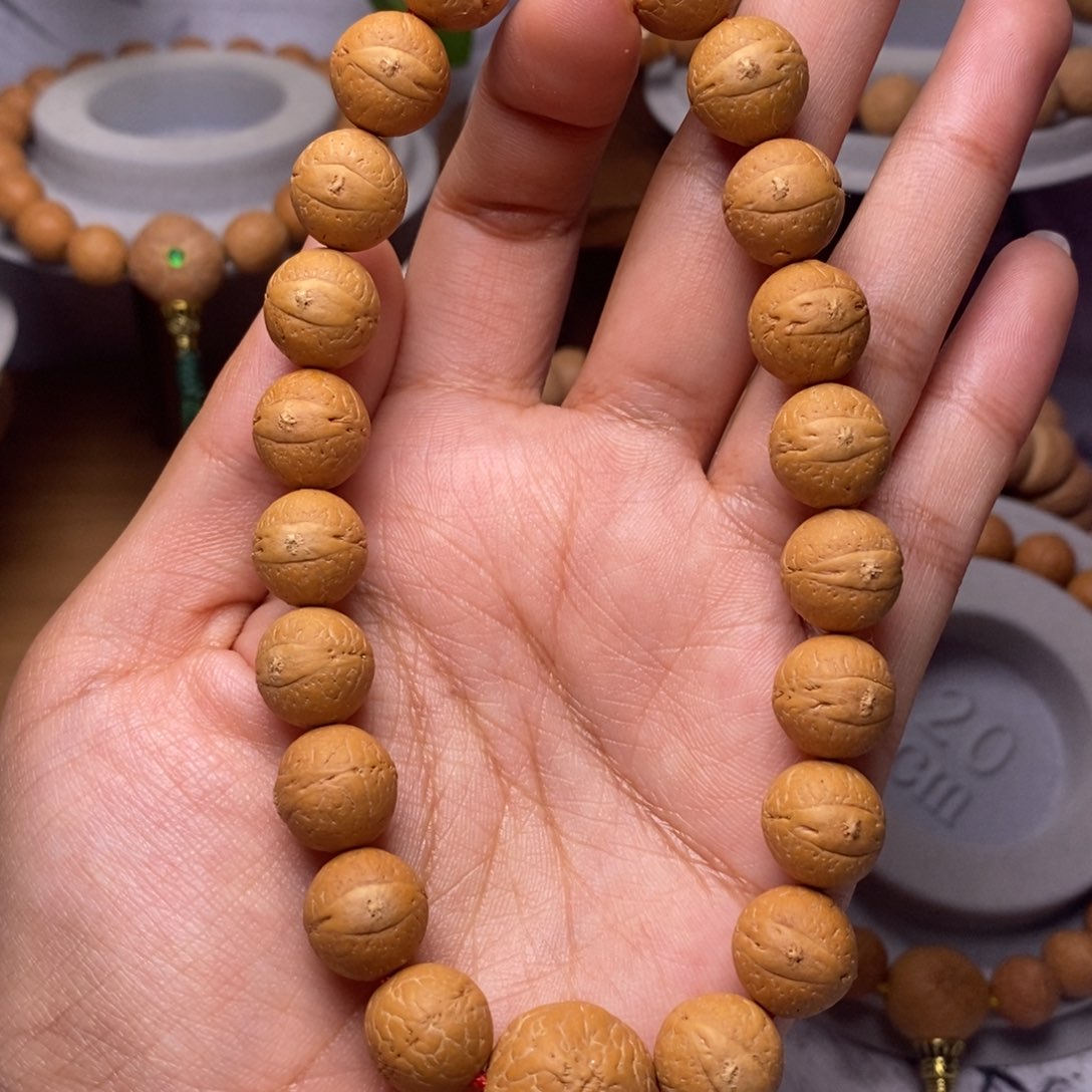 凤眼菩提吊坠手串