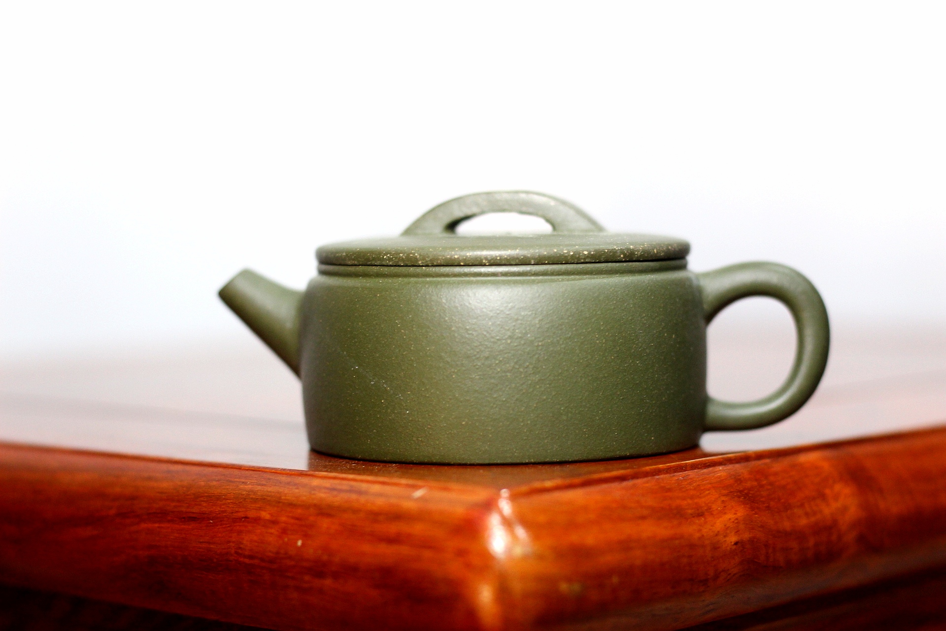 【仿古壶茶具】泥料：原矿豆青泥容量：100cc左右牛盖紫砂壶泡茶壶