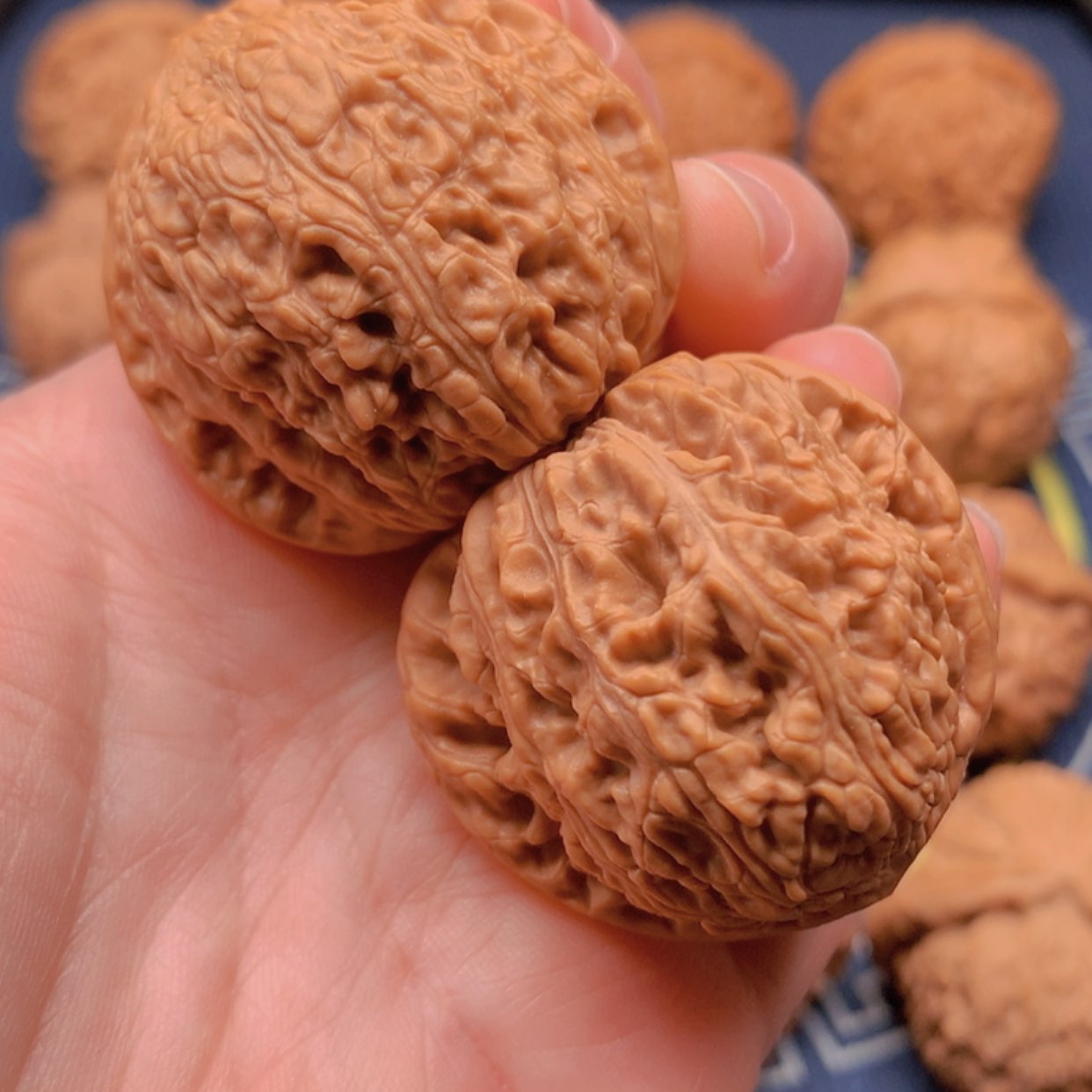 【闪购商品】文玩核桃把件泥鳅背37