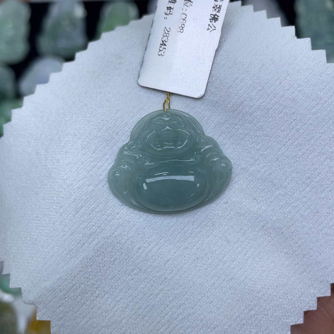 颈饰未镶嵌翡翠佛公