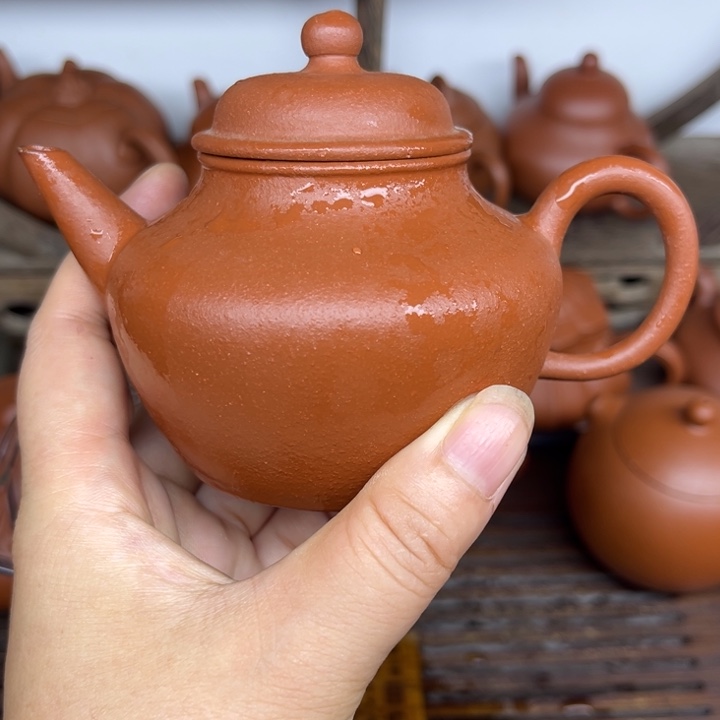 茶壶紫砂宜兴紫砂原矿泥料瑕160