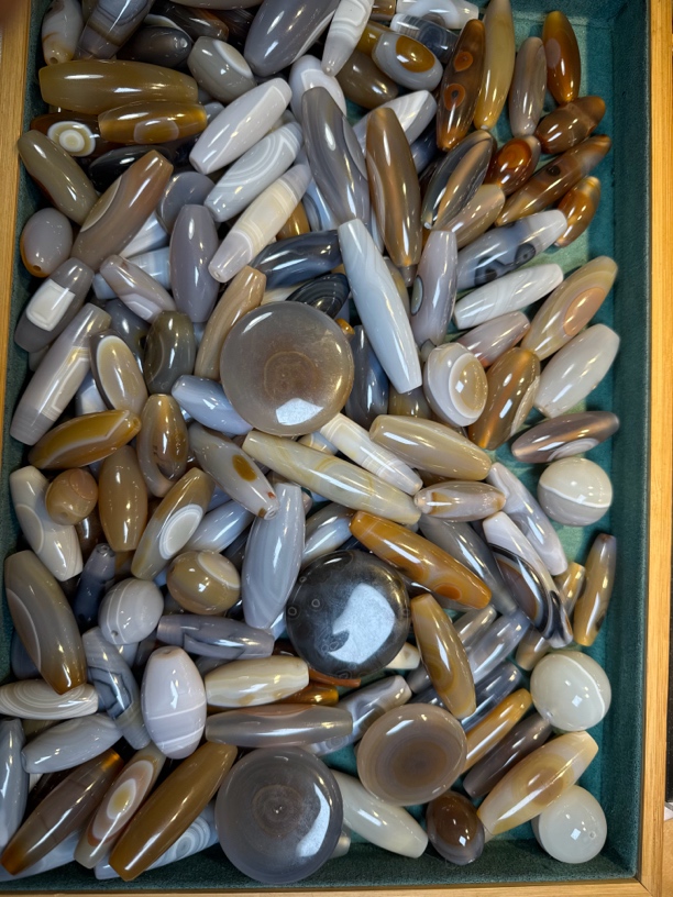 天然玛瑙手工打磨抛光眼睛珠子任选一颗