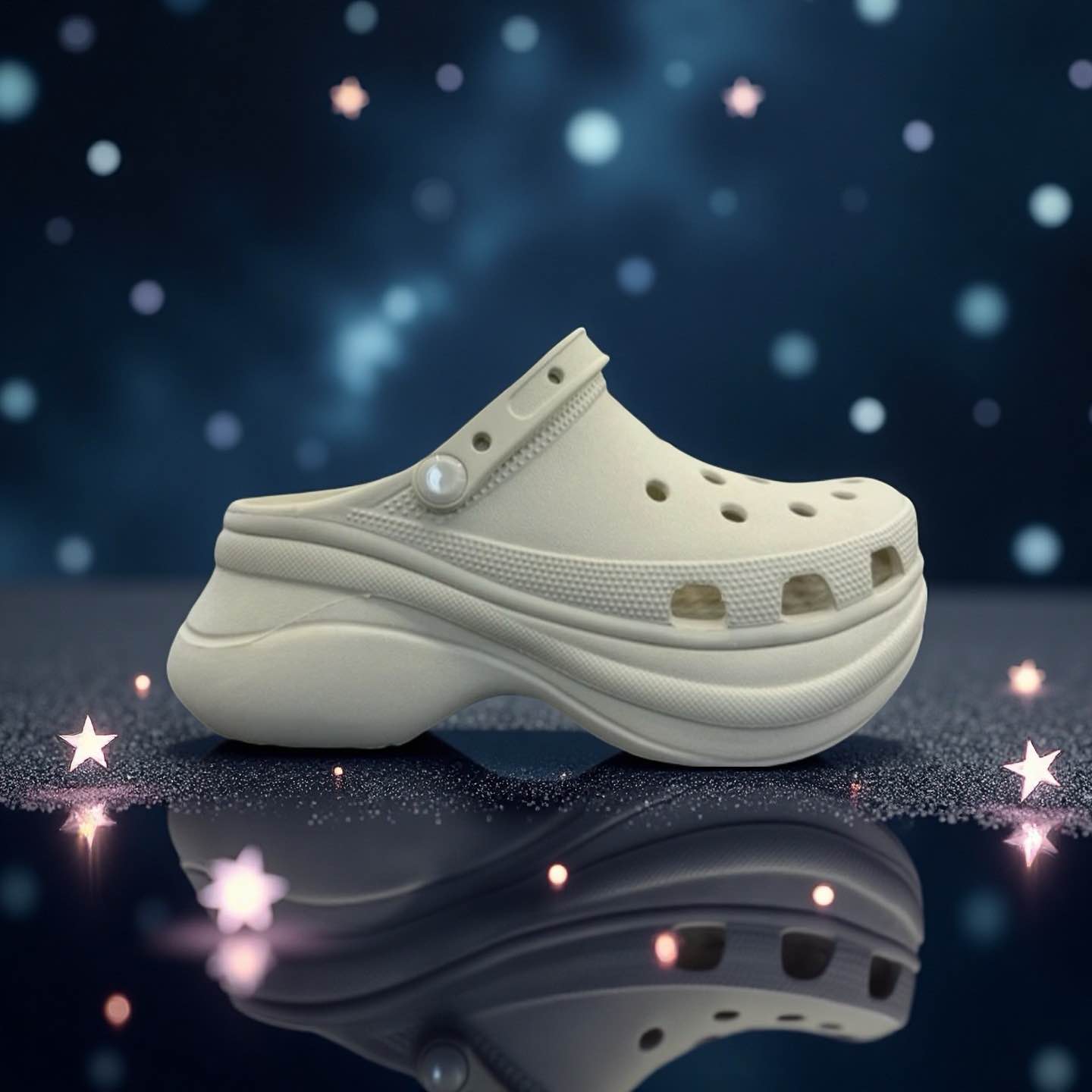 VEBLEN/维布伦小鲸鱼洞洞鞋厚底女鞋高跟休闲凉拖鞋增高沙滩鞋