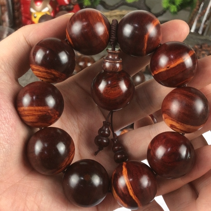 降真香手串/手链非常特别的红降粉紫2.5超牛