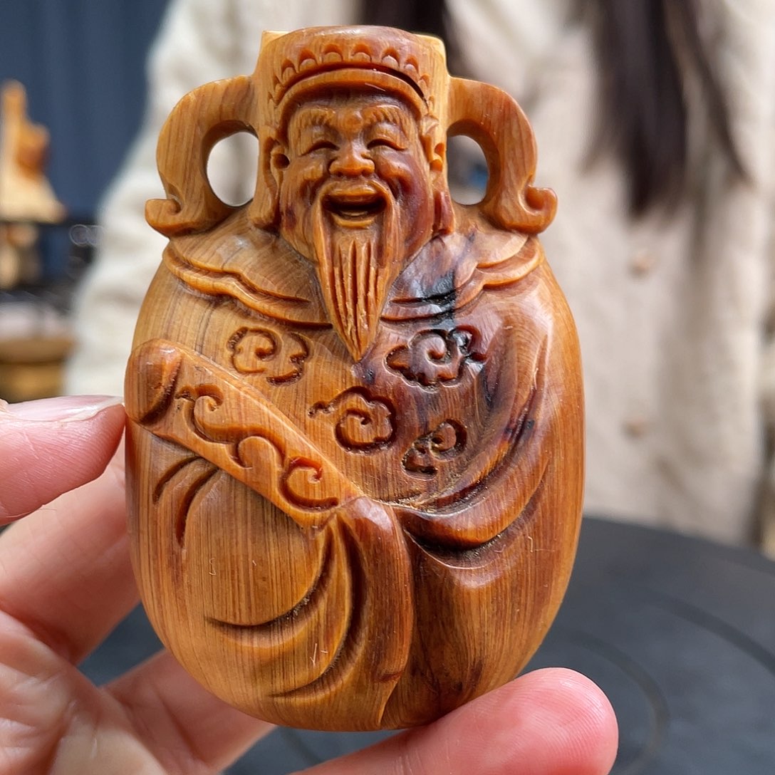 柏木（崖柏）手把件