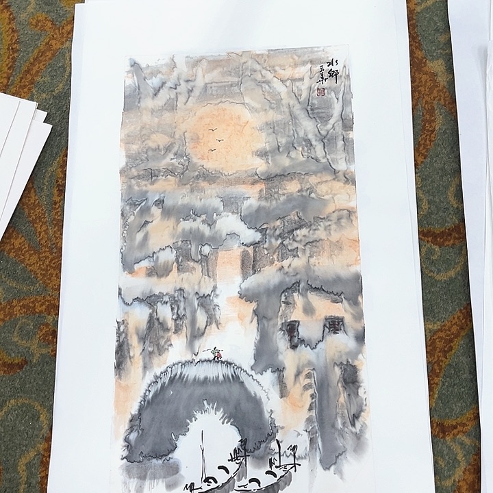 国画四尺四开孙玉华