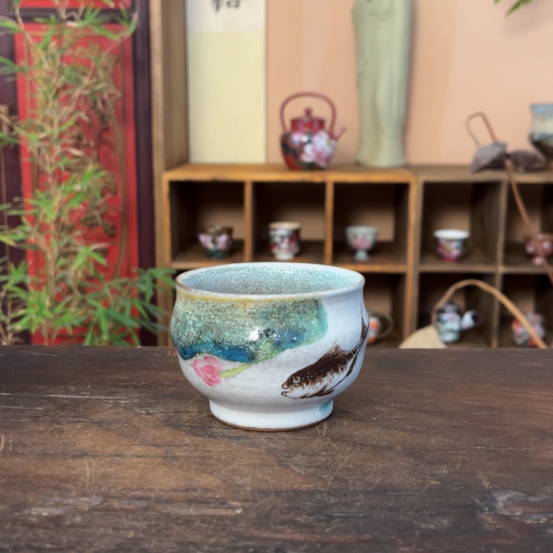 杯景德镇纯手工手绘陶瓷