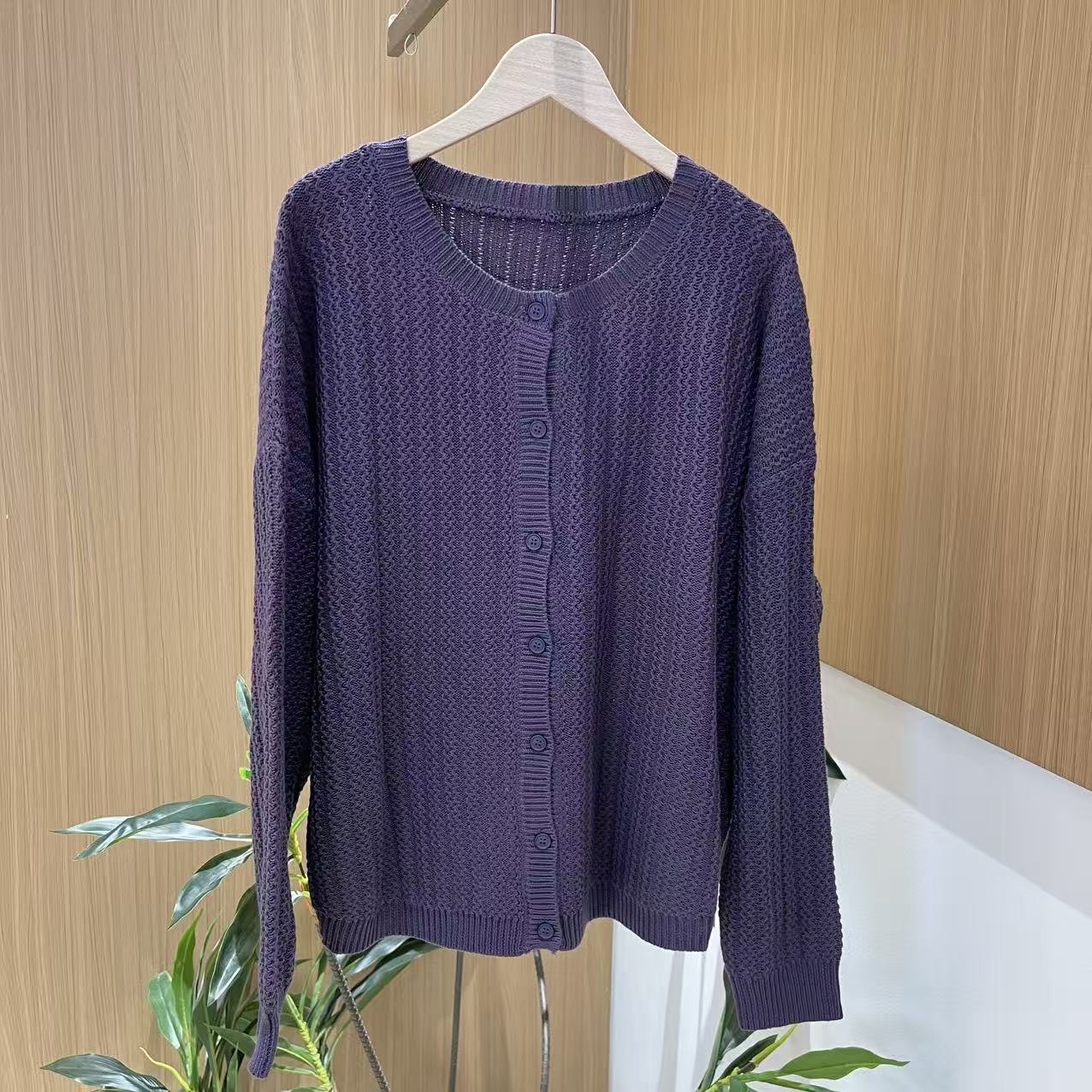 16029新款春秋休闲洋气时尚百搭宽松上衣毛衣