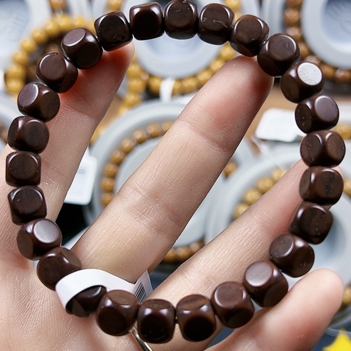 手串紫金鼠实心紫金鼠六方九