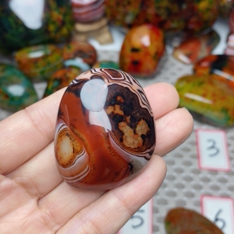 未镶嵌玛瑙/玉髓珠宝奇石飝