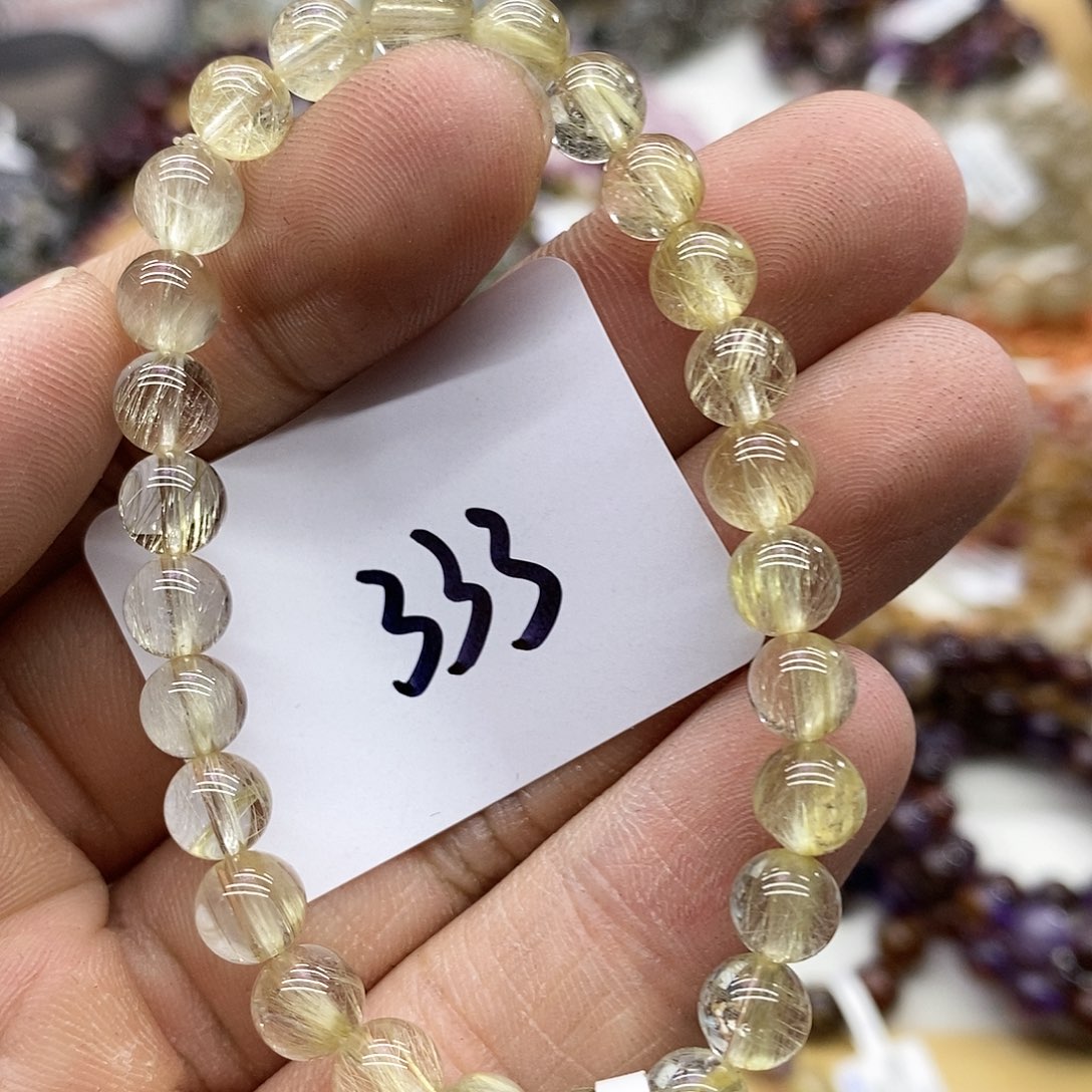 水晶手链未镶嵌天然