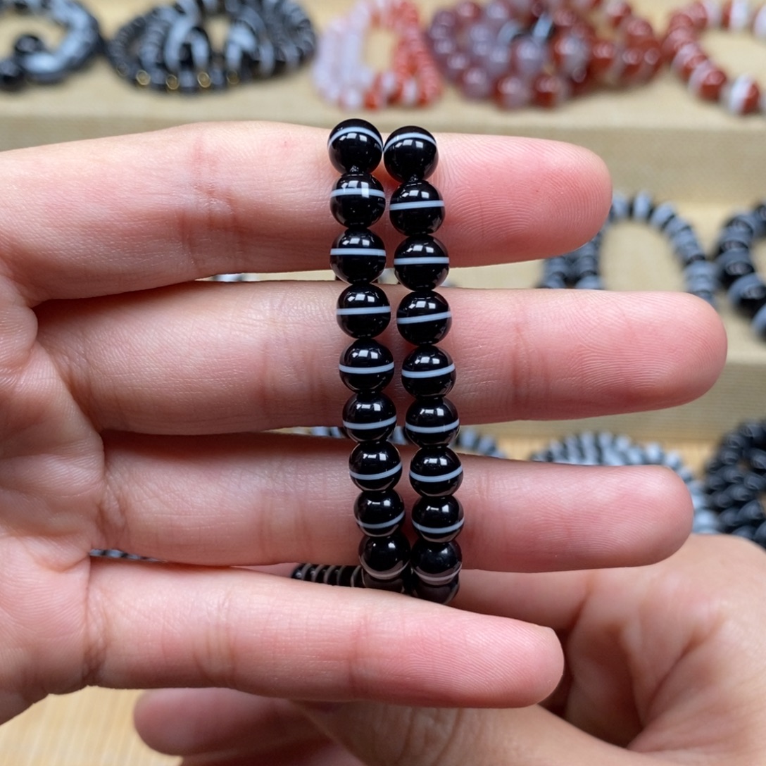 小***子玛瑙/玉髓未镶嵌手串