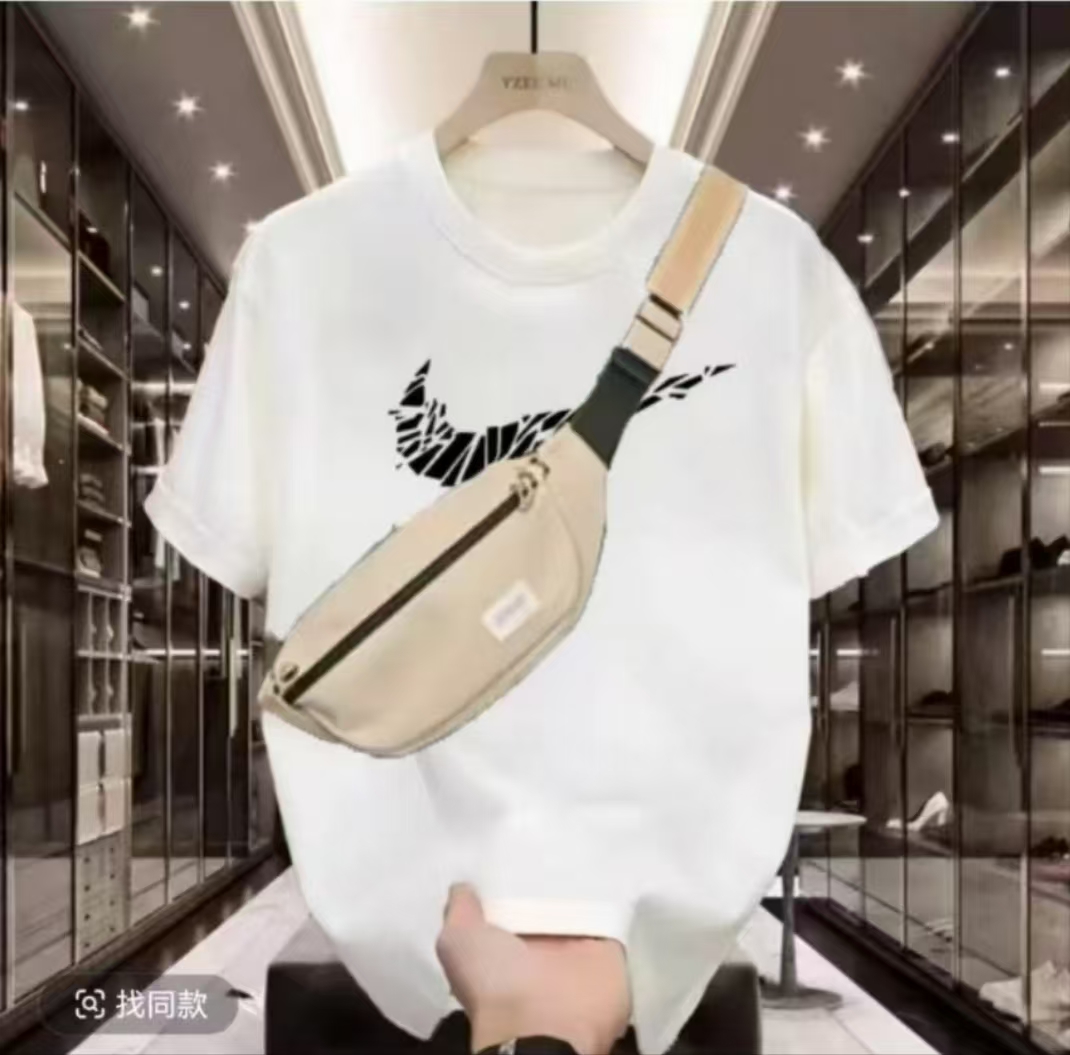 【一折粉丝福利】2025春夏新款奢品男女同款重磅情侣时尚休闲T恤-28