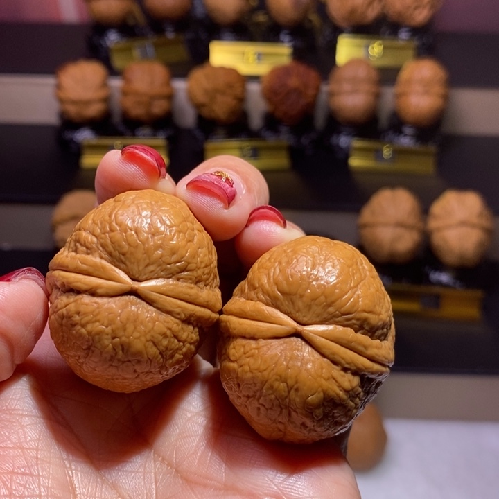 文玩核桃把件萌萌包37尺