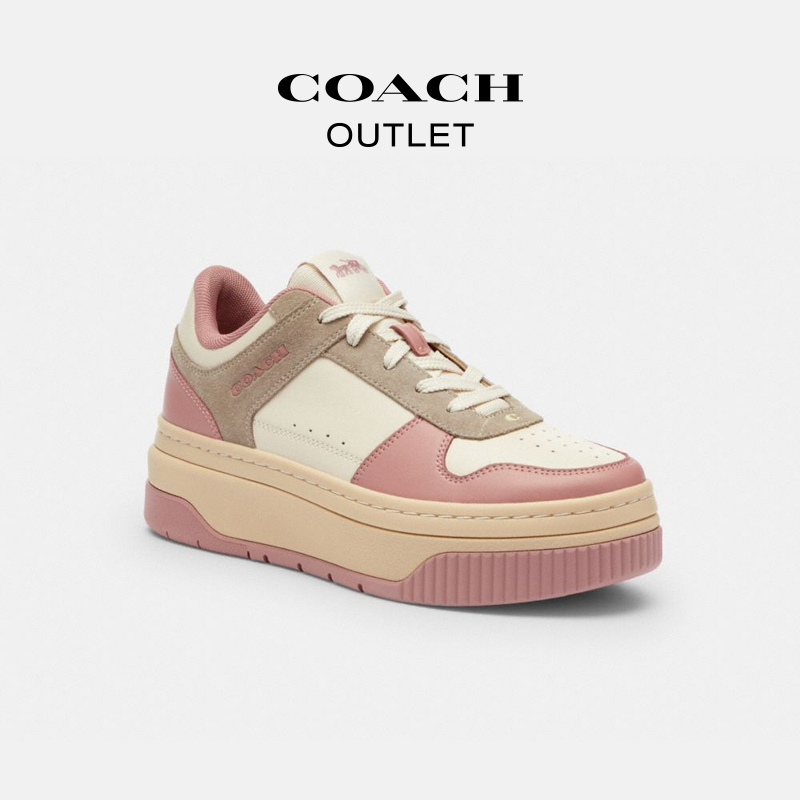 COACH/蔻驰 女士时尚百搭厚底运动鞋 简约低帮休闲鞋平底女鞋