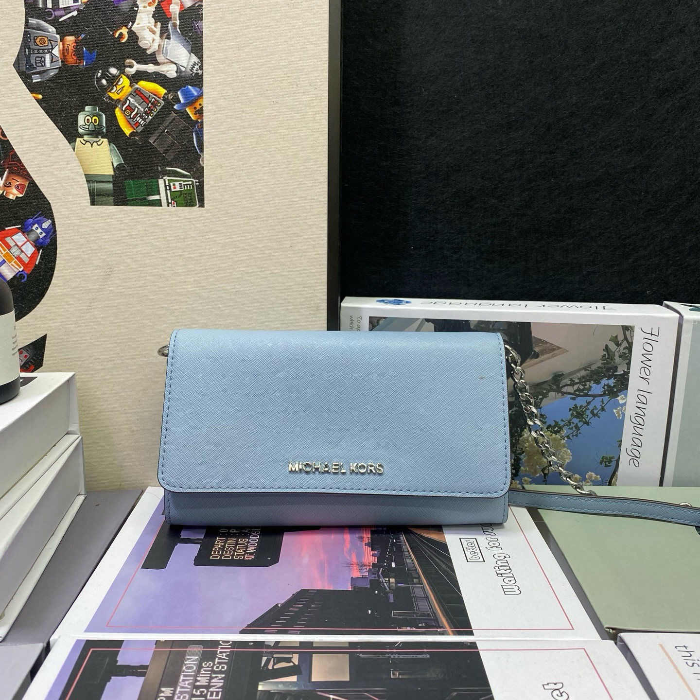 95新 MICHAEL KORS/迈克高仕 22517斜挎包19*11