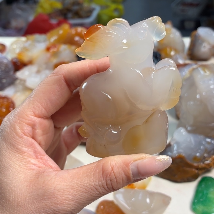 玛瑙/玉髓未镶嵌吊坠(不含链)