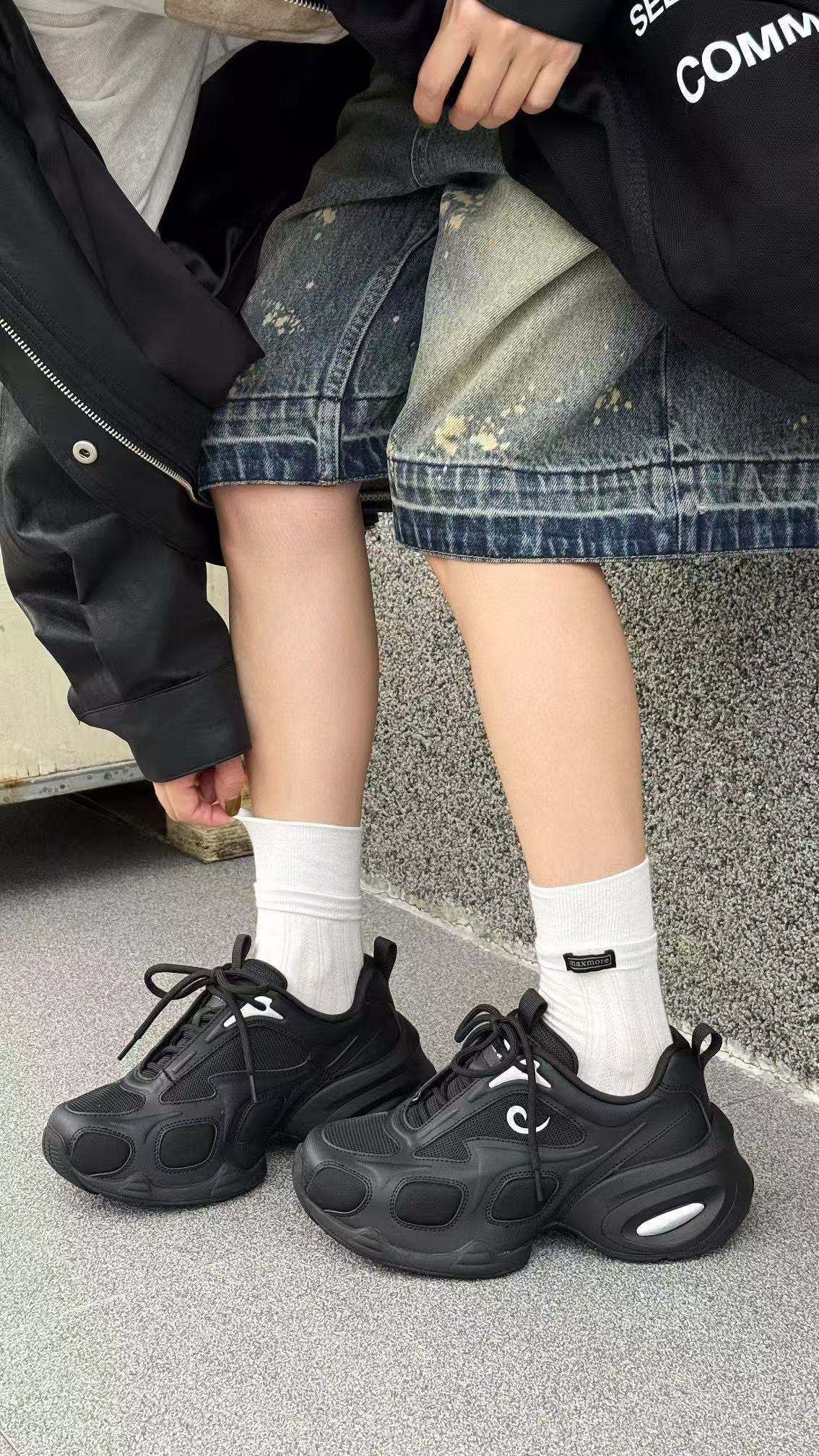 低帮系带休闲鞋男士步鞋鞋子凉鞋女鞋网面百搭男鞋BMX035