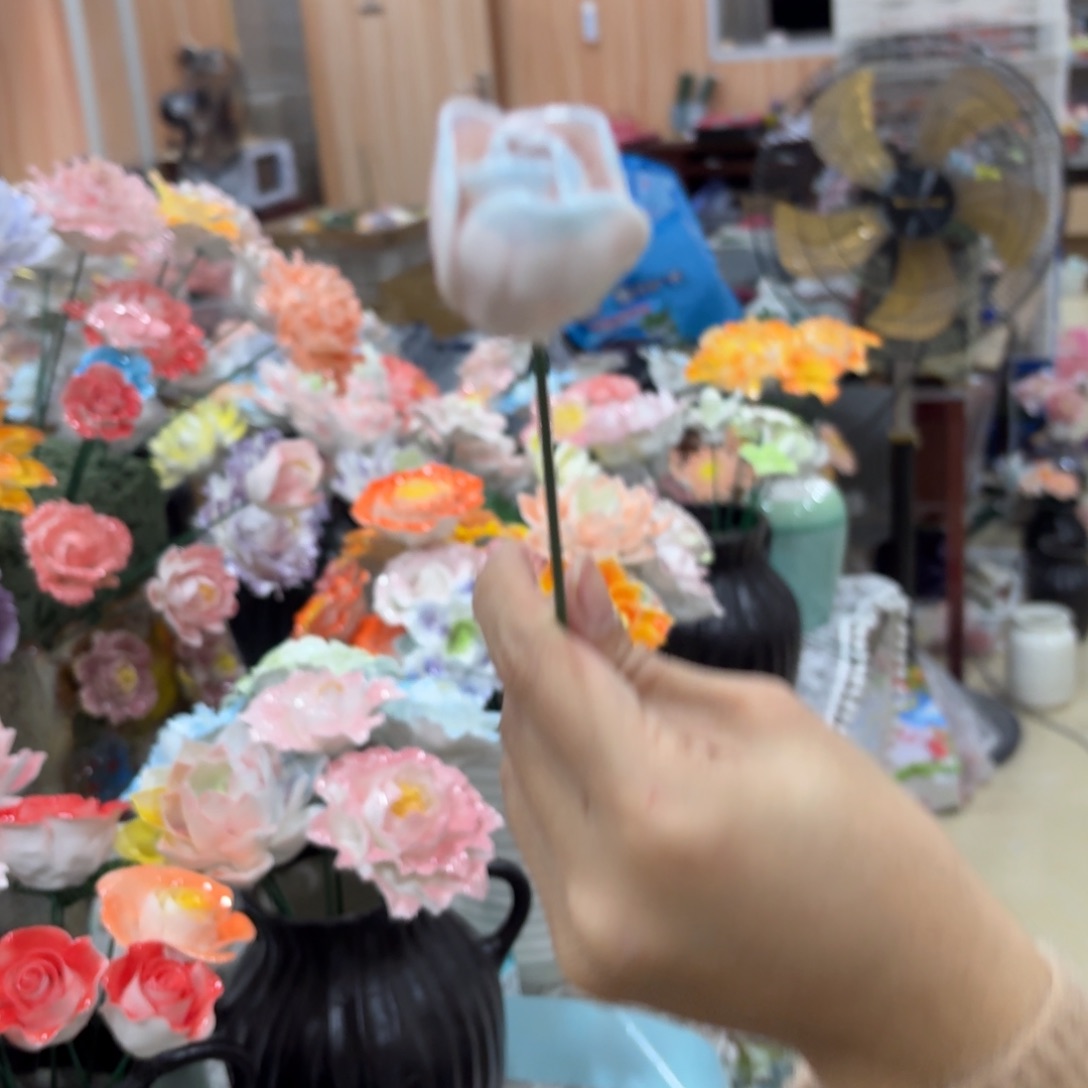 陶瓷花，20元发货，退款拉黑