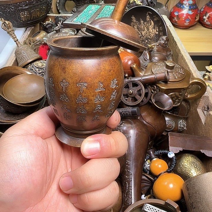 铜器办公室茶室摆件