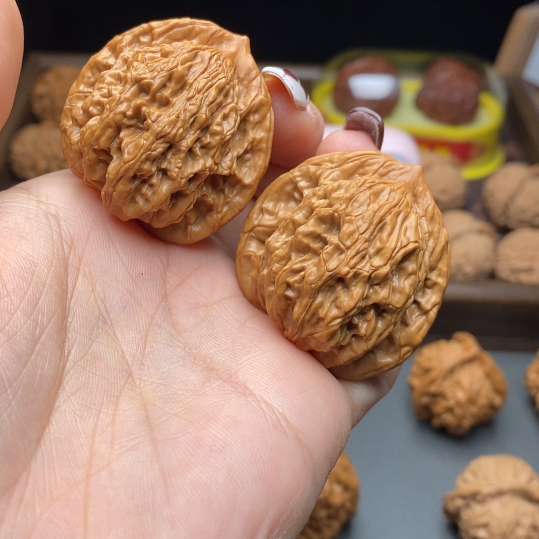 福***照把件文玩核桃虎头