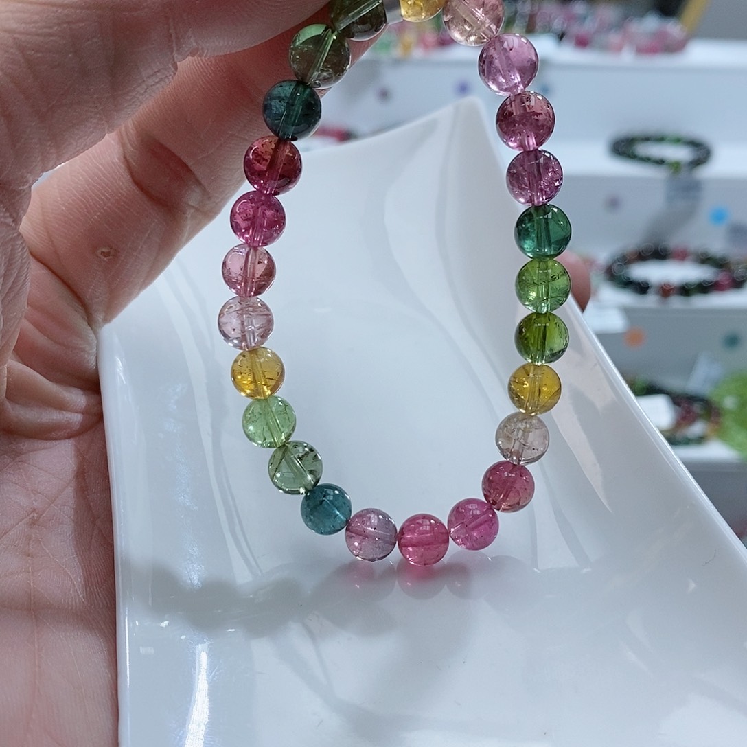 碧玺手链未镶嵌手链