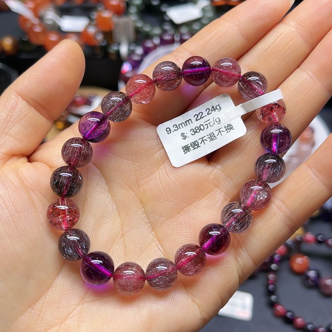 水晶手链未镶嵌天然水晶