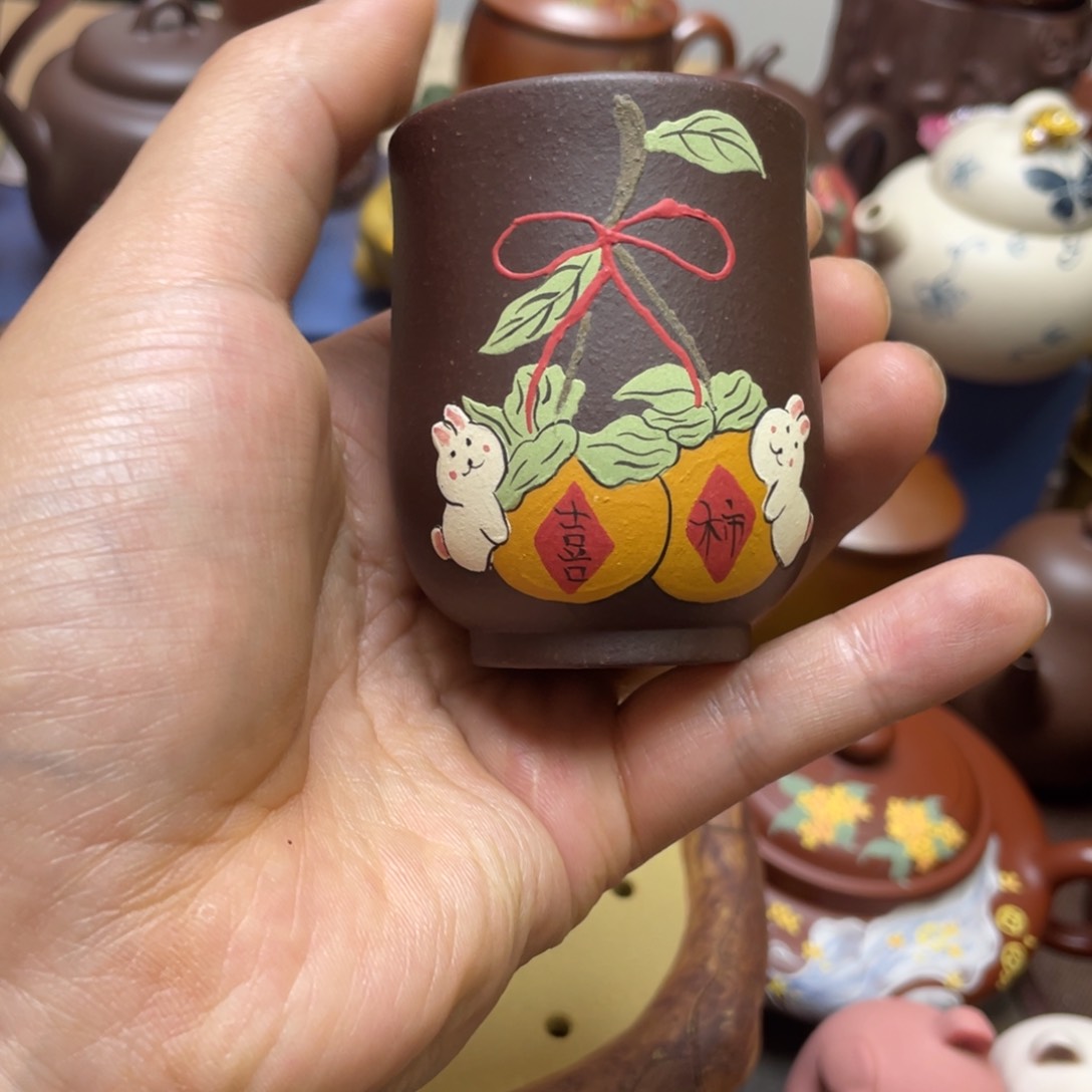 茶杯紫砂紫砂主人杯100cc