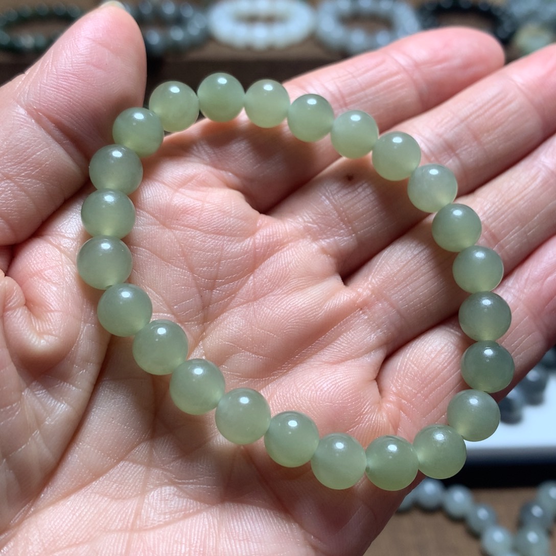 和田玉未镶嵌手链