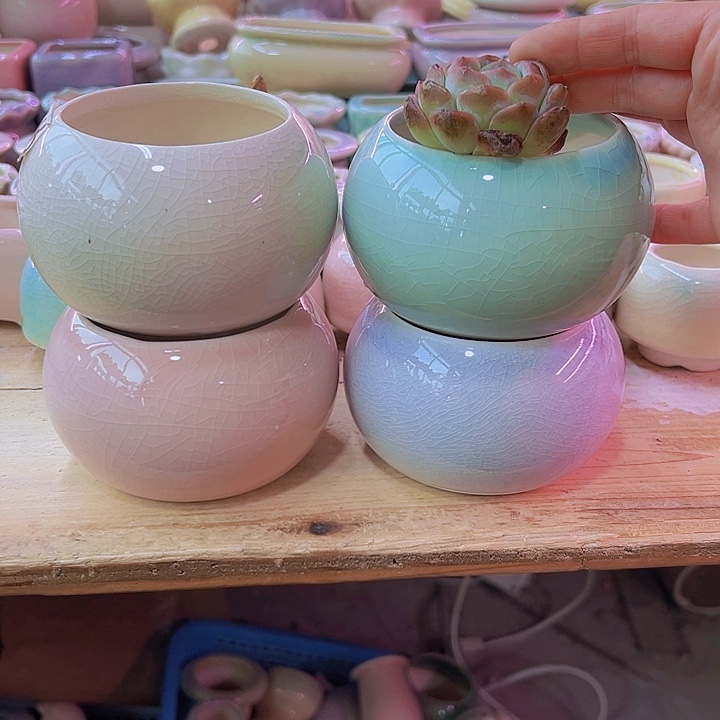 陶瓷花盆当场凑满12包邮