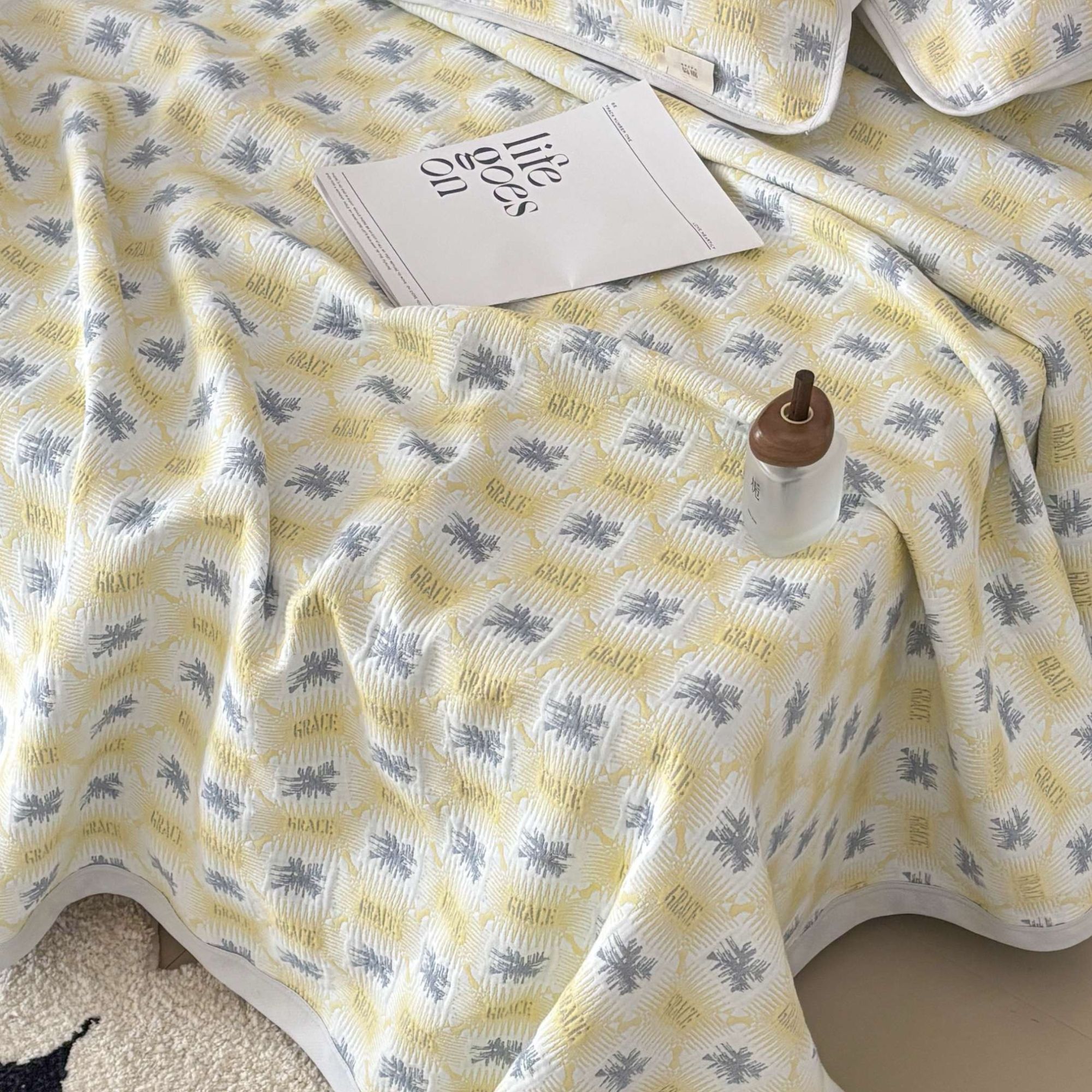 2025款匹马棉纱布软席枕巾套件 母婴A类平整不跑床四季可用可机洗