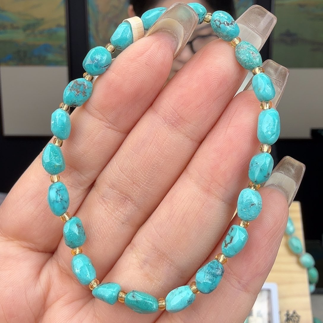 绿松石未镶嵌珠宝奇石