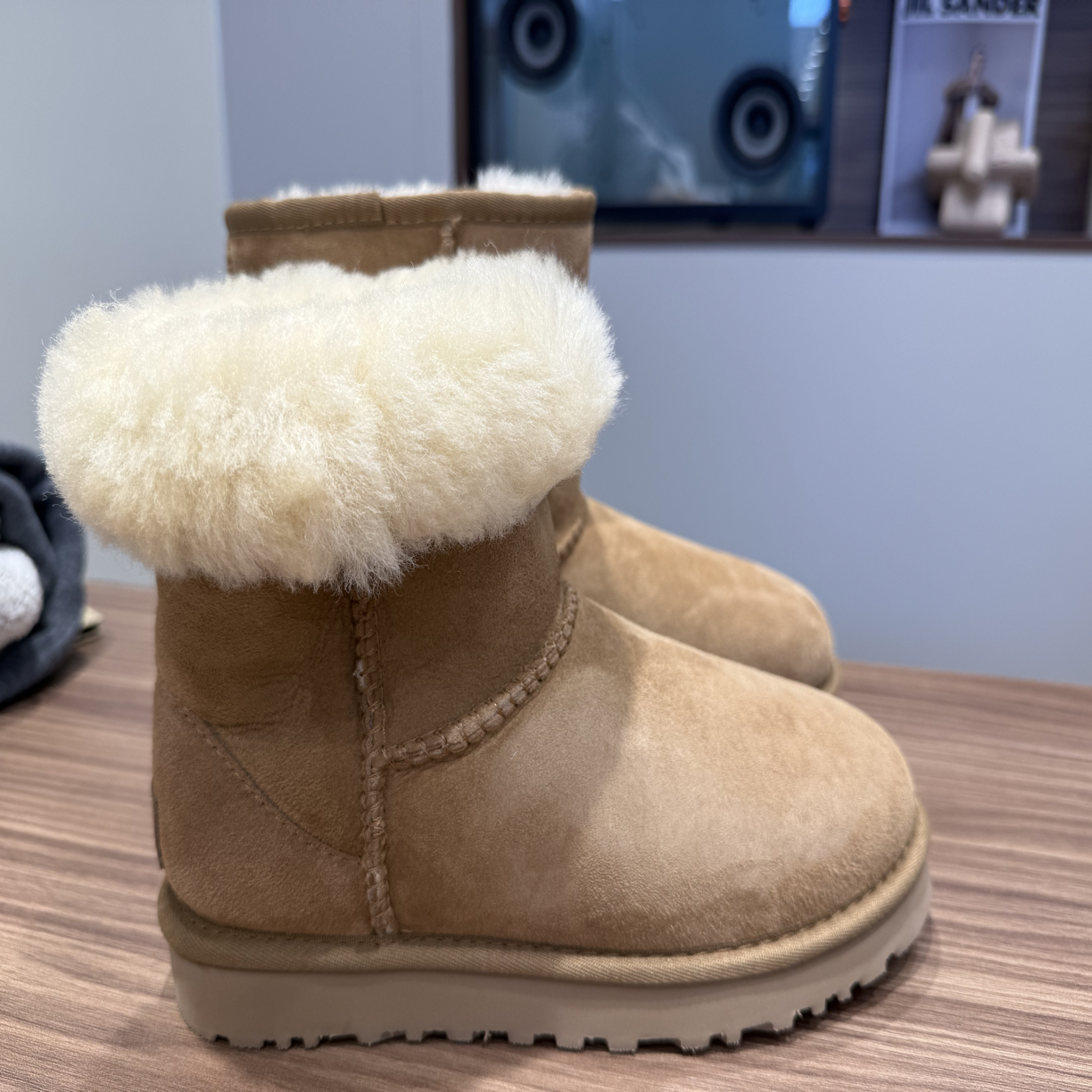 雪地靴平跟中筒低帮时尚雪地靴短靴短筒女士