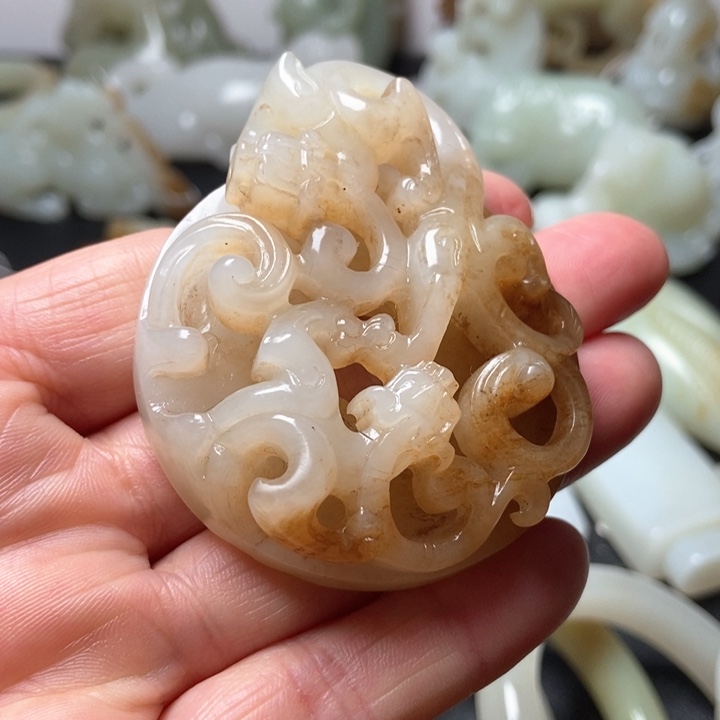 和田玉挂件未镶嵌