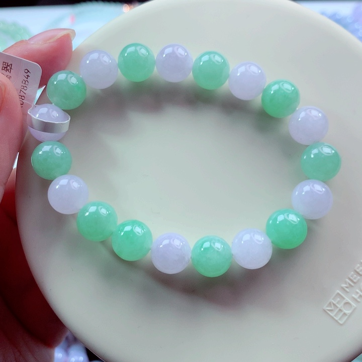 翡翠未镶嵌手链卡10