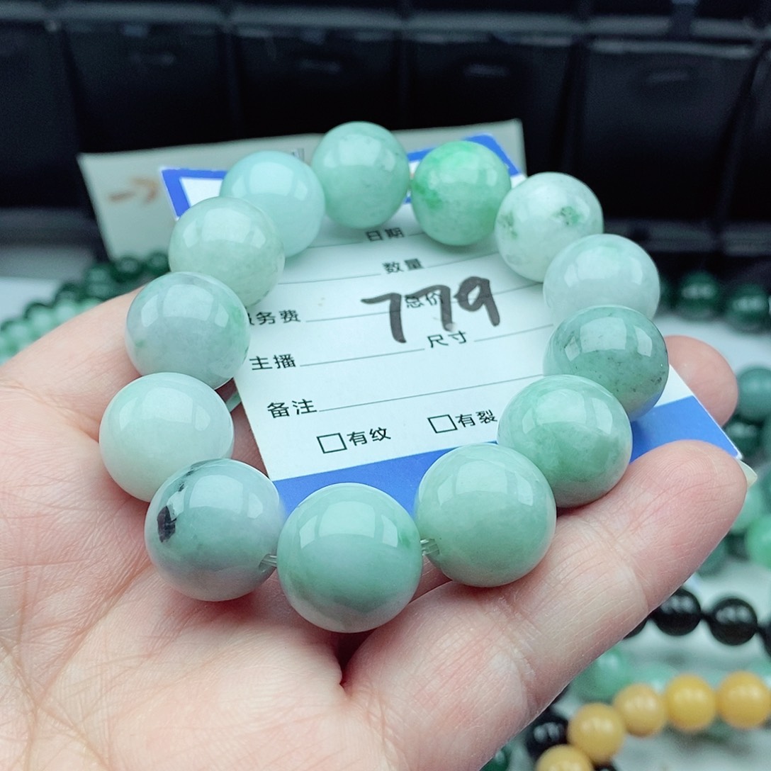 翡翠毛衣链未镶嵌