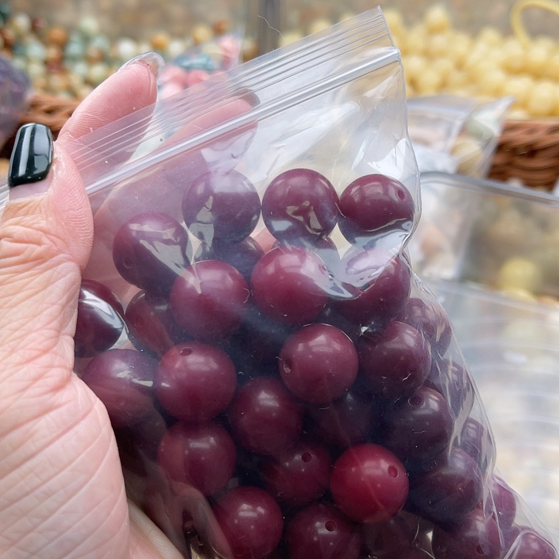 白玉菩提吊坠B/15mm/40颗锅底