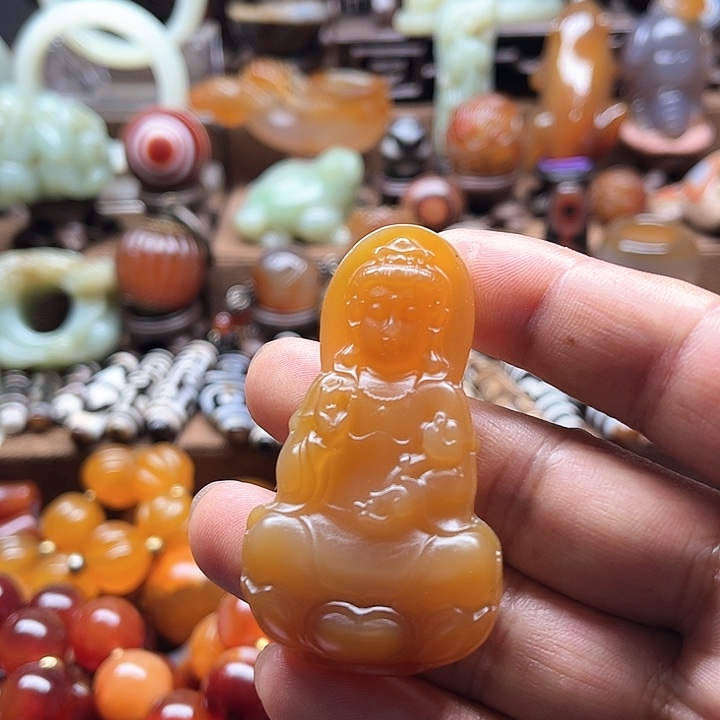 玛瑙/玉髓车挂未镶嵌