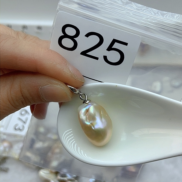 淡水珍珠颈饰银S925镶嵌