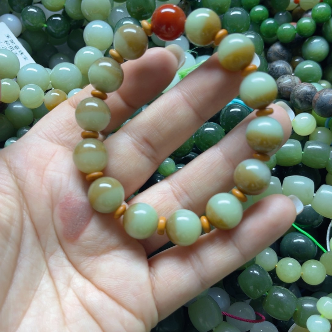 和田玉手链未镶嵌