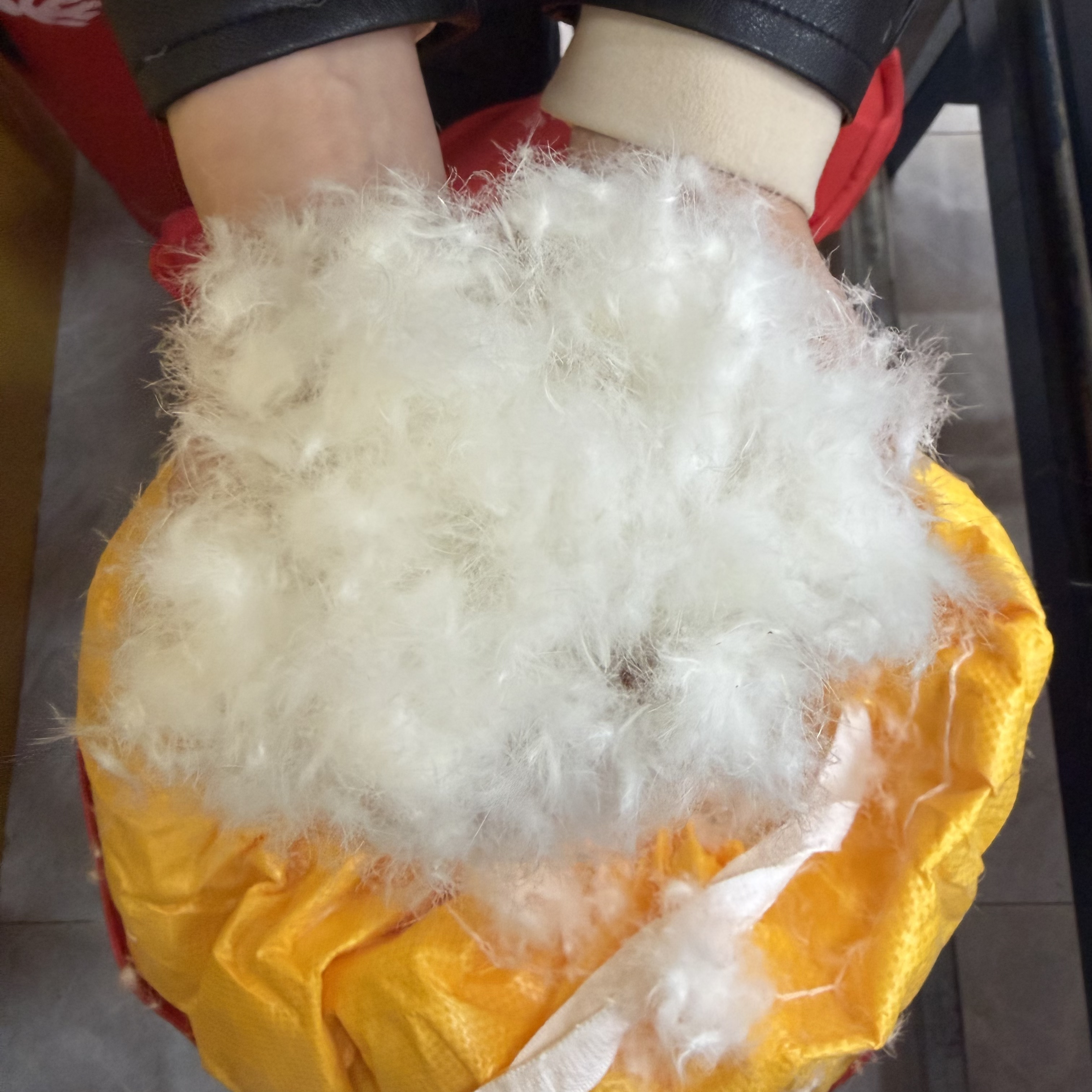 鹅绒大朵绒羽绒被蓬松加厚保暖冬被填充物高品质加绒立体被芯