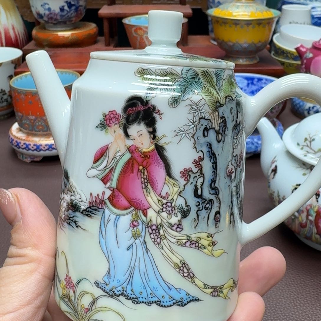 瓷片景德镇仿古手工制作精品展示