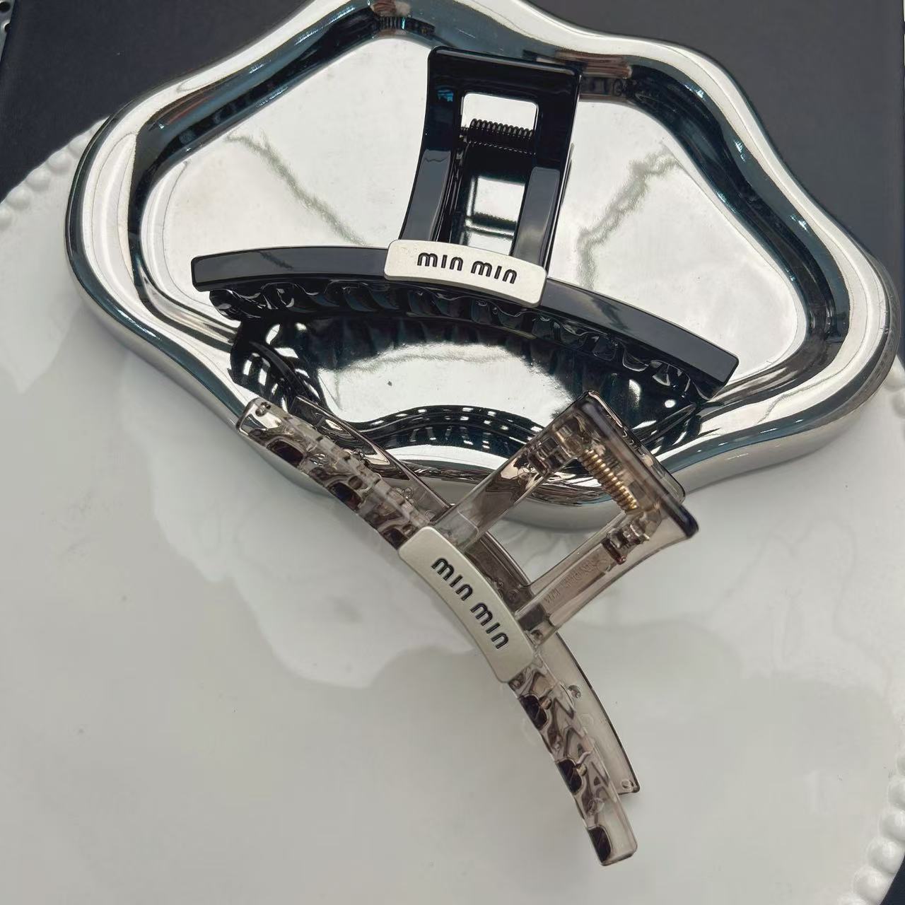 （陈陈家发饰）11公分经典百搭字母款抓夹复古风高级感时尚气质发抓