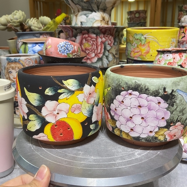 景德镇艺术手绘作品