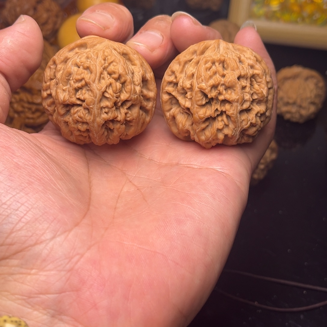 把件文玩核桃44球筋