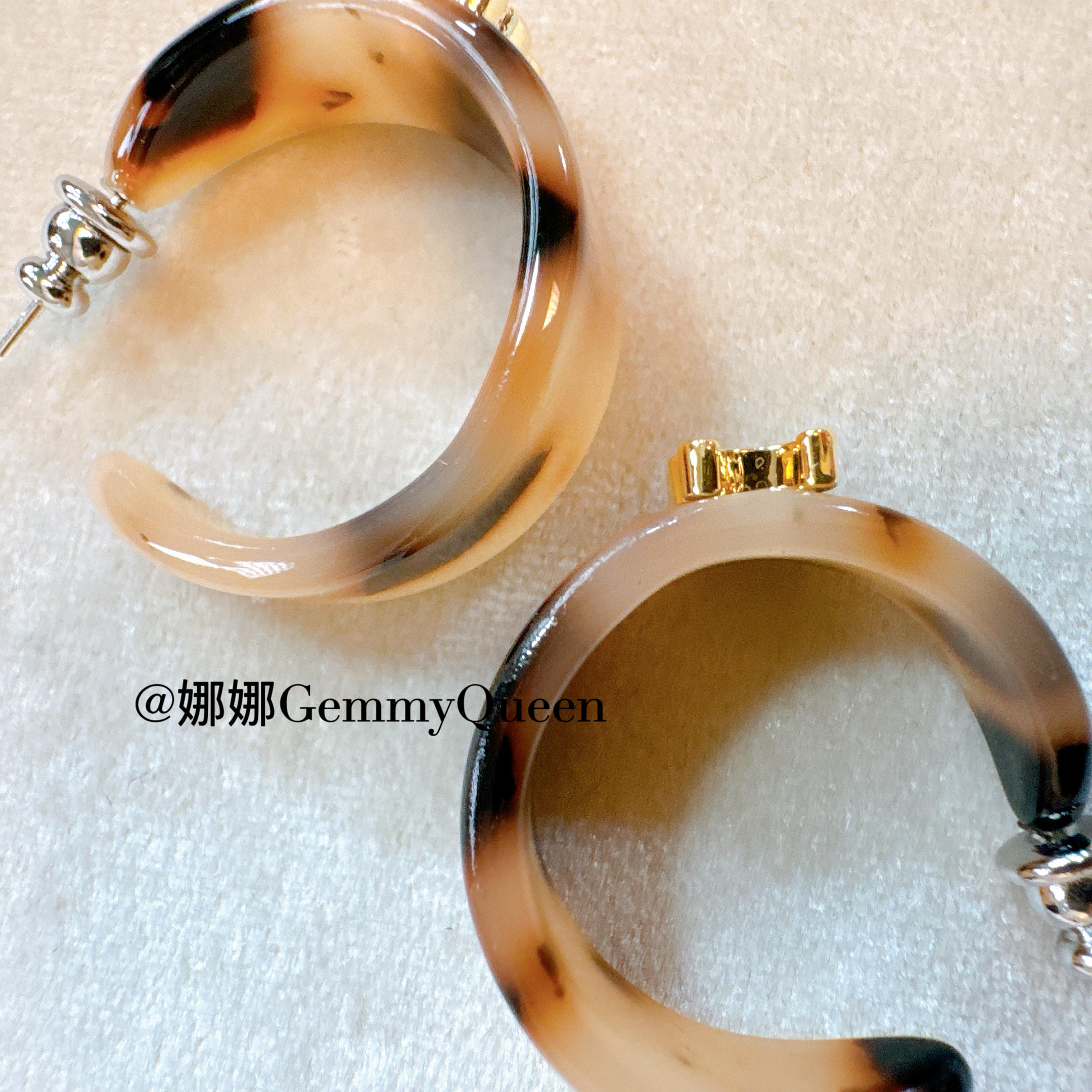 铜合金树脂耳饰 娜娜GemmyQueen耳环GQ09376